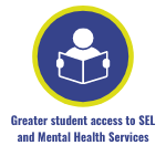 Greater student access to SEL and Mental Health Services